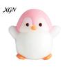 Bright Color Squeeze Toy with Cuet Penguin Shape Fidget Stress Relief TPR Material Sensory Soft Figure for Kids Teens Adults Cute Animal