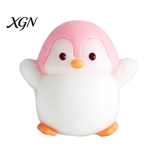 Bright Color Squeeze Toy with Cuet Penguin Shape Fidget Stress Relief TPR Material Sensory Soft Figure for Kids Teens Adults Cute Animal