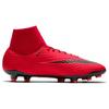 Nike Hypervenom Phelon 3 DF FG Высокие Прочные Легкие Футбольные Бутсы Мужские Футбольные Бутсы Красные Черные 917764-616