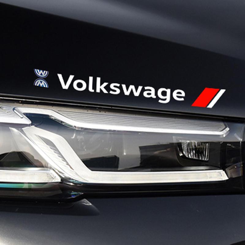 VW GTI GOLF 4 шт. Автомобильные наклейки на двери от царапин, Защитные наклейки на ручки дверей, Наклейки на стеклоочистители для Volkswagen VW Golf 4 7 MK3 4 7 Touran