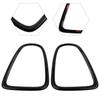2pcs Car Glossy Rear Tail Light Ring               Surround Cover Trim For Mini For Cooper R56 R57 R58 R59 2007-2013