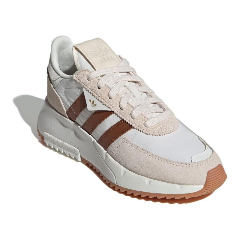 adidas Оригинальные Retropy F2 Износостойкие Низкие Кроссовки для Детей Белый Умбра Детские Кроссовки JR5159