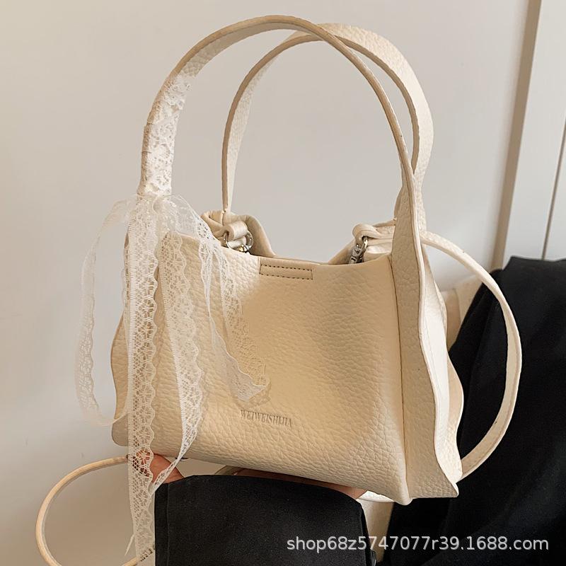 Spring Portable Vegetable Basket Bag Women's Spring Sweet Korean Niche Bucket Bag Guava Shoulder Messenger Bag