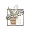 Mauro-Ferretti 3D Metal Decorative Wall Panel 54x6.4x62.9 Cm Multicolor