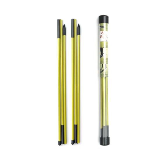 2 шт. Гольф-линейка для выравнивания 3-секционная складная помощь для прицеливания свинга и патта, индикатор направления, стекловолокно, палка для выравнивания гольфа, аксессуары для гольфа