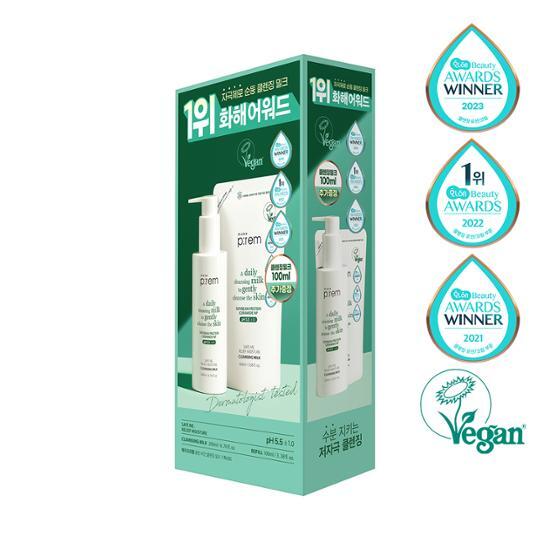 Make P:REM Safe Me Relief Moisture Cleansing Milk (200ml + 100ml Refill)