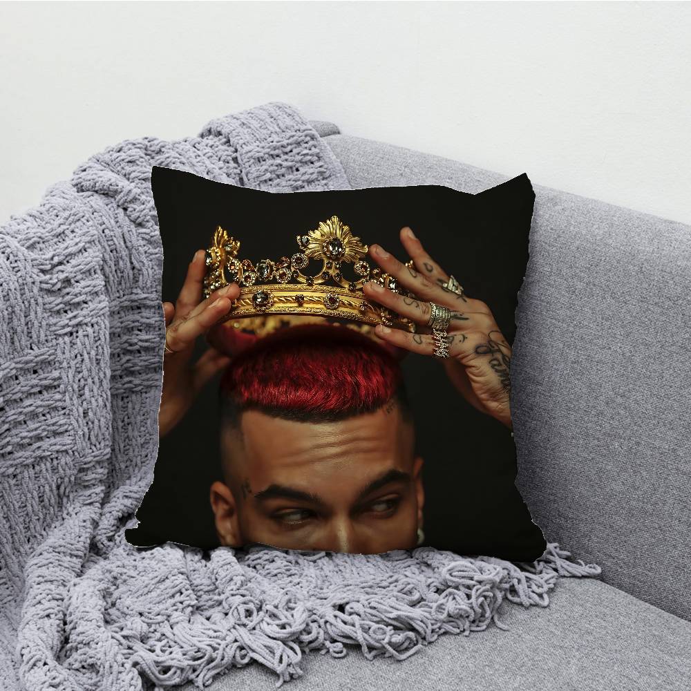 SANTANA MONEY GANG Sfera Ebbasta Наволочка для декоративной подушки 45x45см 55x55см 30x30см Квадратная наволочка для автомобильной подушки Декор для дома Спальни Подарок