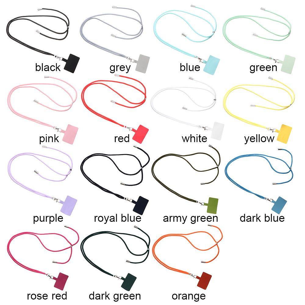 Съемный страховочный шнурок для телефона, ремешки для чехла кроссбоди, шейный шнурок, шнурок для телефона, нейлоновый ремешок, нашивка