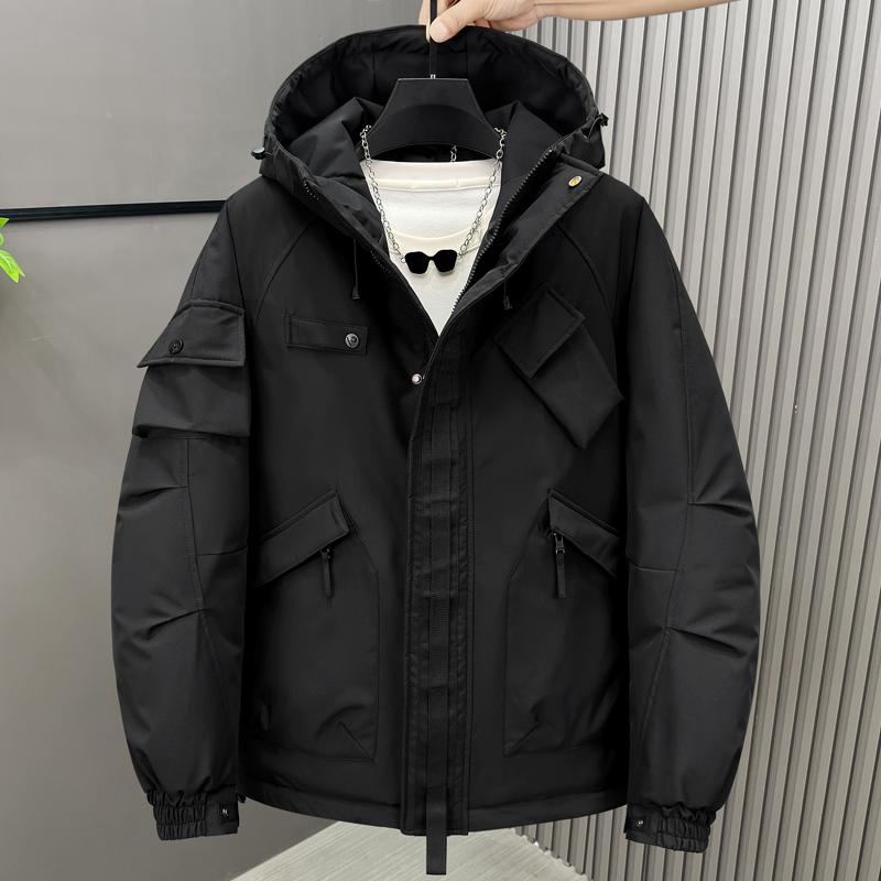 Большой размер 5XL-11XL Модные мужские парки оверсайз Зимнее пальто с капюшоном Повседневная свободная Толстая теплая зимняя куртка