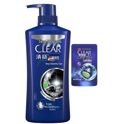 Clear Мужской Шампунь Глубокое Очищение Против Перхоти Набор из 2 шт.