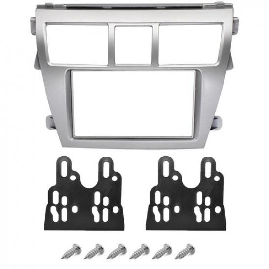 Fit 2006-12 Toyota Yaris Sedan 7-Inch Stereo Frame Radio Fascia Panel Bezel Trim