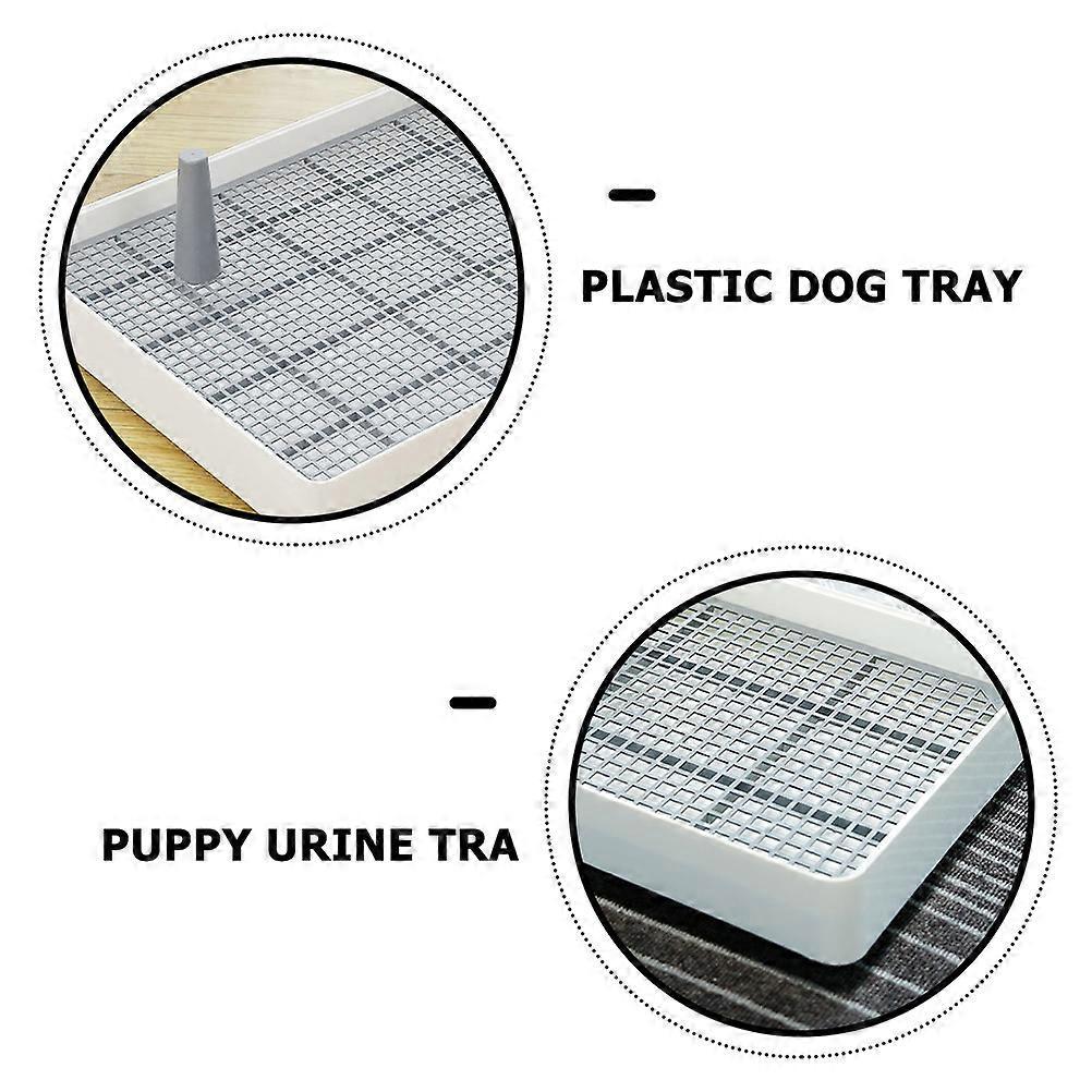 Plastic Dog Toilet Training Puppy Tray Thickened Puppy Toilet Puppy Supply