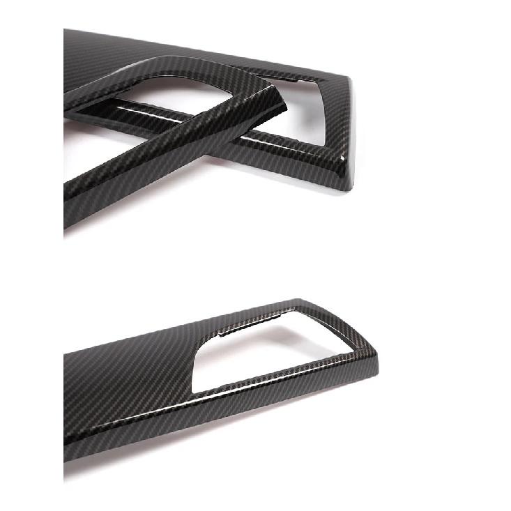 ABS Carbon Fiber Car Dashboard Side Air Outlet Panel Trim Cover For BMW 1 2 Series F20 F21 F22 F23 2012-2017 Interior Accessorie