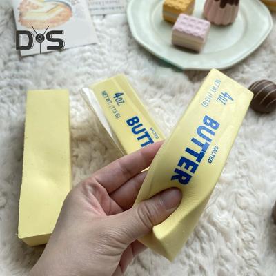 Игрушка-игрушка Squeeze Butter Stick Rising, реалистичный дизайн, экологичная, без запаха, многоразовая, мягкая игрушка для снятия стресса для детей и взрослых
