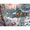 5D DIY Алмазная вышивка Снежный дом Головоломка Алмазная картина Вышивка крестом Рождественский домашний декор Подарок