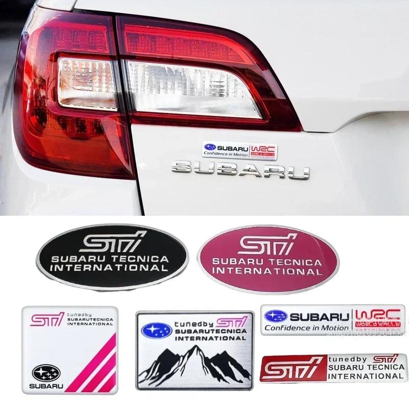 1pc Car Styling Side Fender Rear Trunk Sticker Decals for Subaru STI Outback Impreza Legacy WRX XV Forester Ascent Accessories Z10