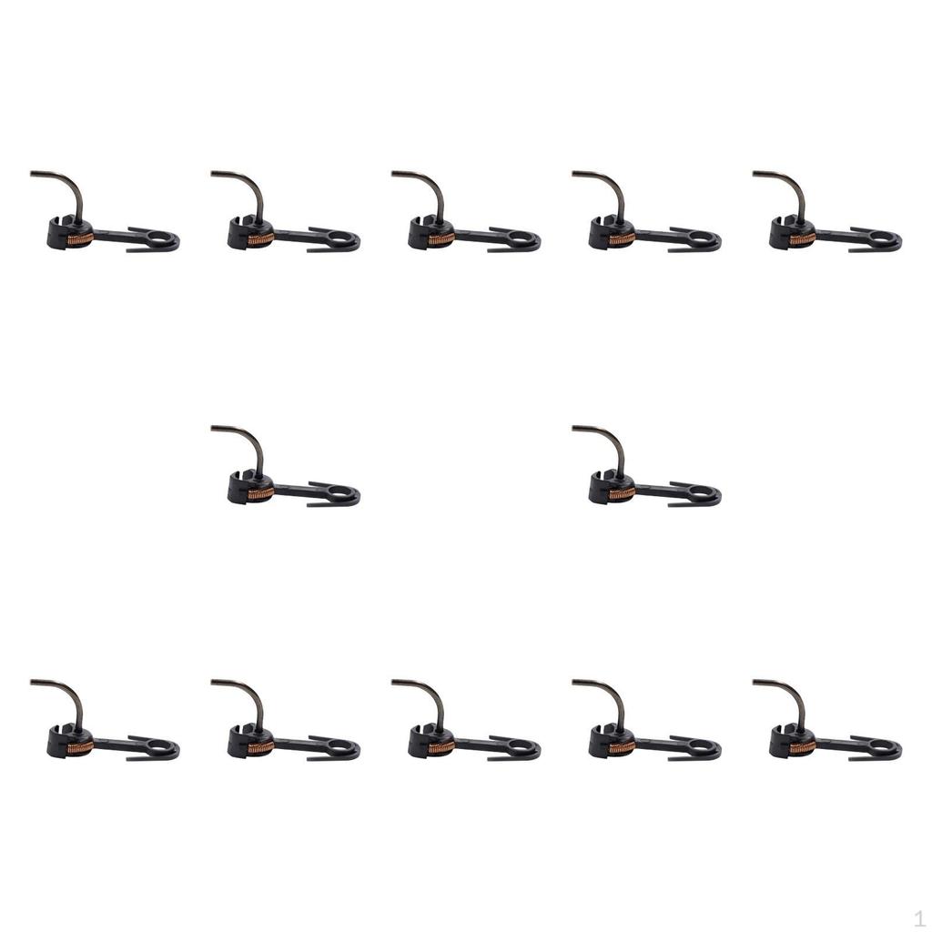 12 Pieces Train Coupler Hook Hobby Accessory Professional Towing Model Railway Parts for