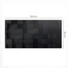 Vinyl Desk Mat with Printed Three-Dimensional Cubes 100x50 cm