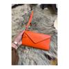 Orange Envelope Model Multi-compartment Zipper Wallet