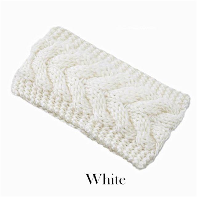 Зимние широкие повязки на голову для женщин, вязаный теплый тюрбан, повязка на голову, толстые массивные грелки для ушей, мягкие эластичные вязаные крючком повязки для волос, банданы, аксессуары для волос