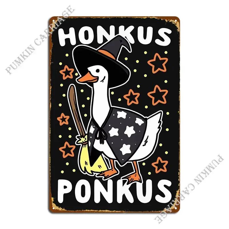 Honkus Ponkus Metal Sign Pub Living Room Decoration Club Tin Sign Poster