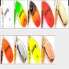 FISH KING Spinner Bait 3,9 г, 4,6 г, 7,4 г, 10,8 г, 15 г, приманки для ложки, металлические приманки для щуки с тройными крючками, искусственная приманка для окуня, рыболовная приманка