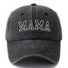 Модные washed cotton MAMA MINI вышитые кепки регулируемые дышащие для родителей-унисекс бейсболки винтажные спортивные козырьки кепка