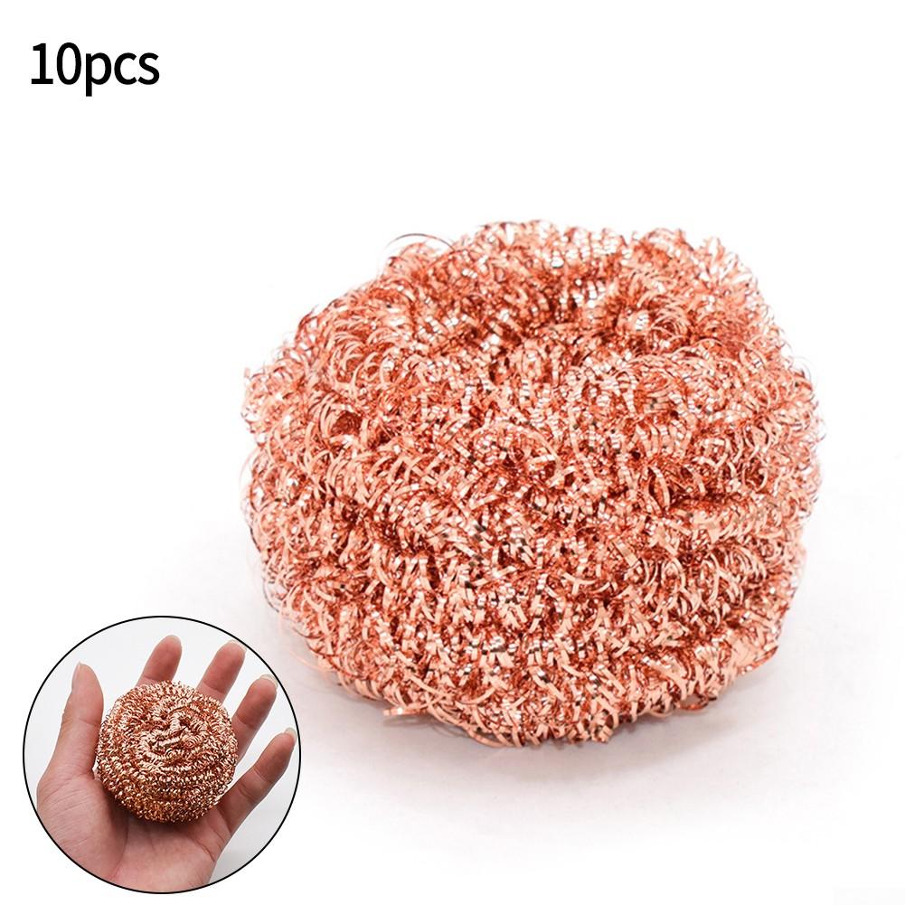 Шарик из медной проволоки Медный стальной шарик Шарик для чистки медной проволоки Быстро удаляет