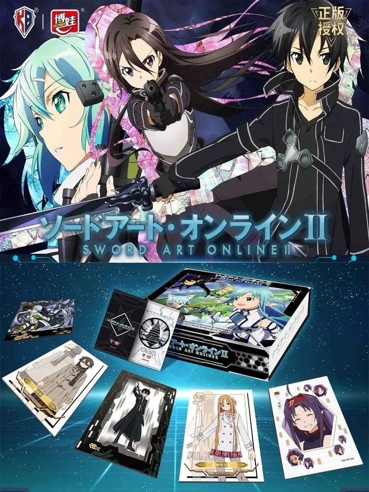 Оригинальная карточка Sword Art Online Аниме-персонажи Кирито Асуна Специальное издание-сюрприз Карточки с животными Коллекционная карточка Игрушка Подарок