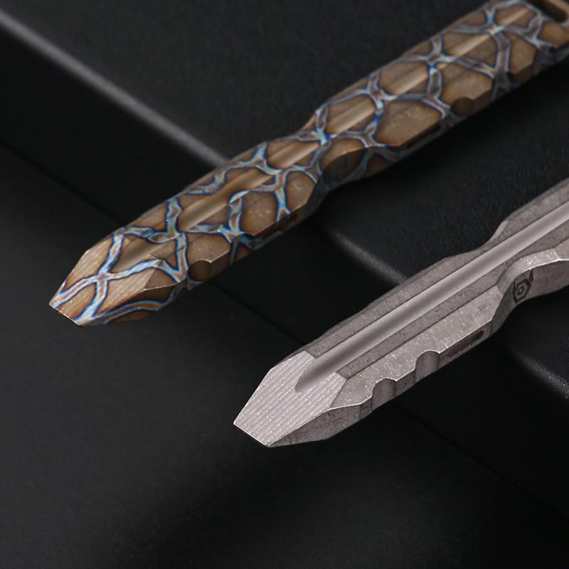 Titanium Portable Pry Bar EDC Tool Outdoor Camping Hiking Self Defense