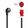 EV Charger 16A Schuko Plug To 5 Pins CEE Red Female Plug 16A/ 32A 3phase Adapter Female Plug 32A to Schuko 16A Connector