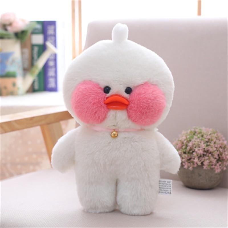 Мягкая плюшевая игрушка LaLafanfan Cafe Duck, 30 см, мягкие игрушки, успокаивающие детские игрушки, плюшевая подушка, подарки на Рождество и день рождения