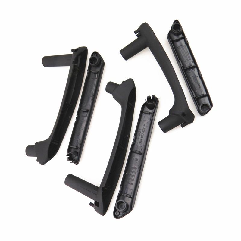 For Passat B5 Car Interior Black Front Right Rear Left Rear Right Door Pull Grab Handle&Trim Cover Caps 3B4 867 372