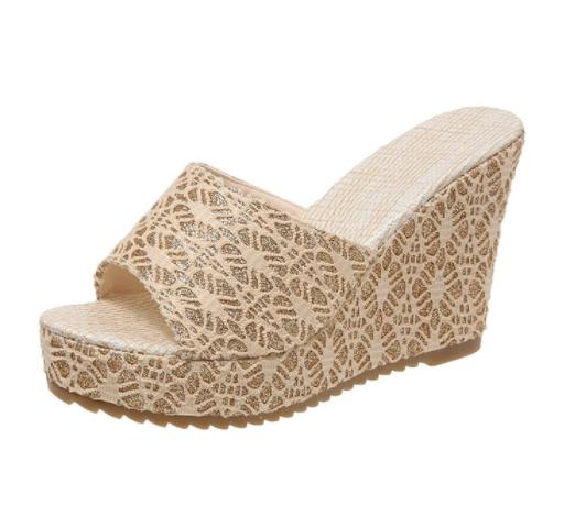 Тапочки женские босоножки на каблуке женская обувь на каблуке платформа одно слово тапочки дизайнерские замшевые туфли на танкетке большого размера водонепроницаемые летние новые