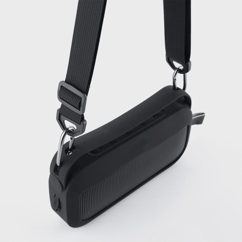Силиконовый чехол, портативный аудио чехол с плечевым ремнем, совместимый с Bose Soundlink Flex