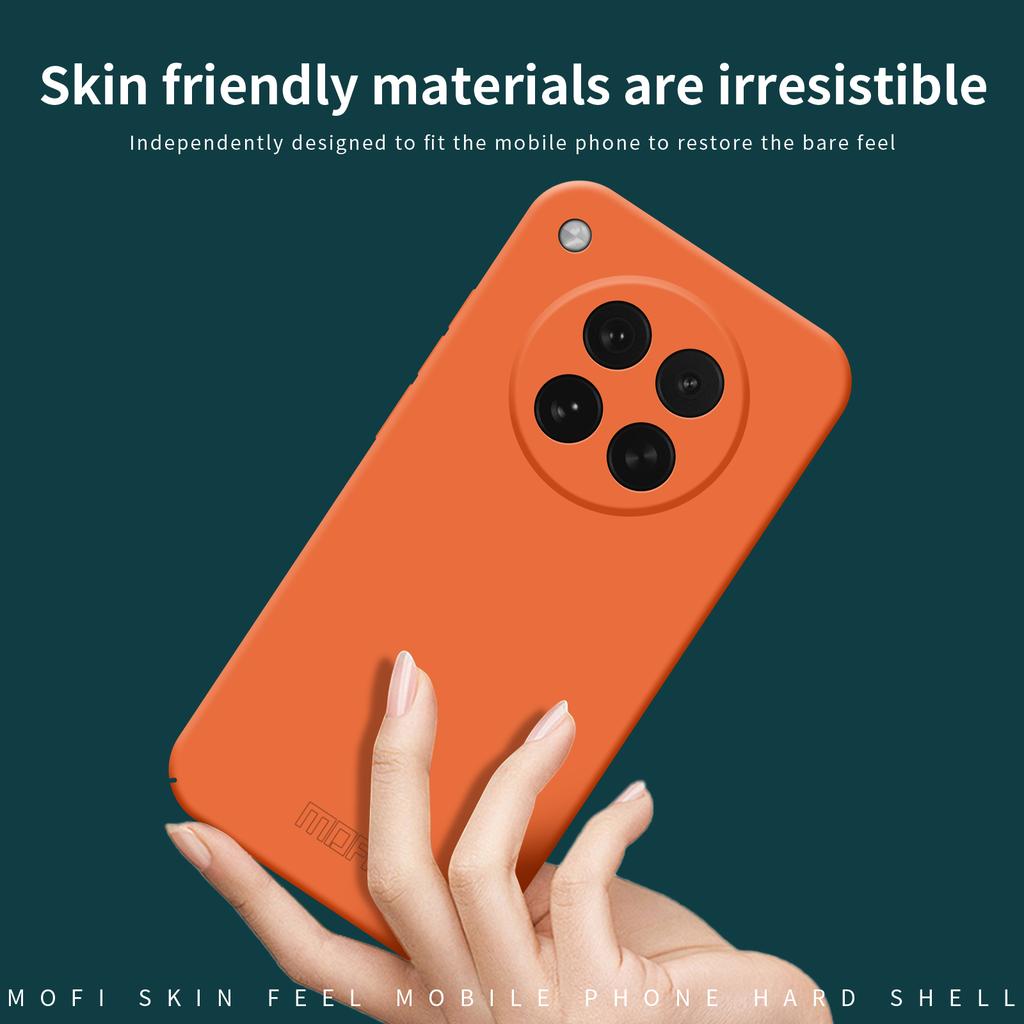 Для чехла для телефона Oppo Find X8s 5G Серия MOFI JK Qin Матовый с эффектом кожи Задняя крышка против отпечатков пальцев