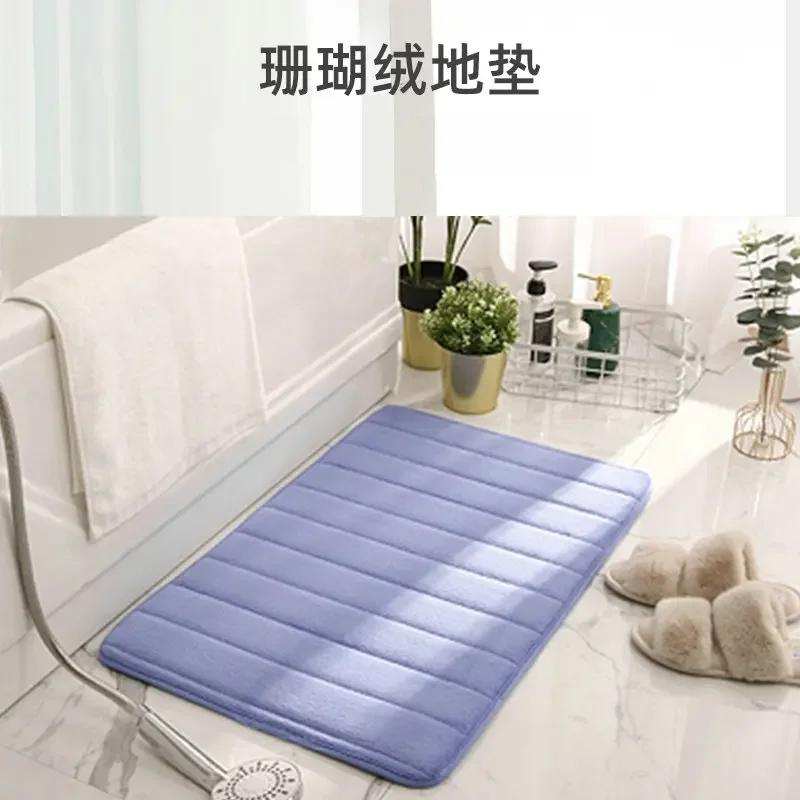 12 цветов домашний коврик для ванной комнаты супер впитывающий коврик для ванной комнаты мягкий пенный пол с эффектом памяти спальня туалет пол коврик для душа декор