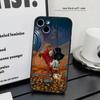 Дисней Скрудж Макдак для iPhone 15 16 14 Plus 13 12 11 17 Pro Max 17 Air Черный Мягкий Чехол для Телефона