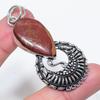 Noreena Jasper Handmade 925 Sterling Silver Gift Jewelry Pendant 2.60" v0R86
