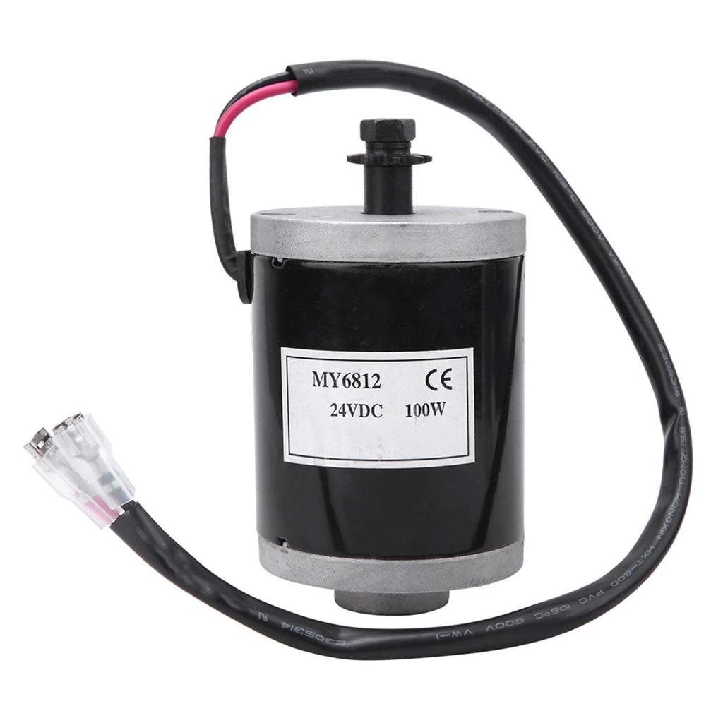 MY6812 24 В 100 Вт высокоскоростной небольшой щеточный двигатель с ременным шкивом электрический скутер E Bike аксессуар