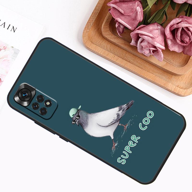 Pigeons Doves Bird Birds Flock Animal Case For Xiaomi Redmi Note 13 Pro 14 12 11 9 10 9S 10S 11S 12S Redmi 12C 13C 14C 10C Cover