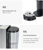 H3A Home 5-in-1 multifunctional capsule espresso machine, compatible with Dolce Gusto, Nespresso, ESE capsules, and coffee powder, stainless steel