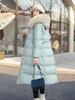 Women Thick Loose Large Size Down Cotton Parkas Jacket Autumn Winter New X-Long Padded Jacket Faux Fur Collar