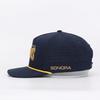 Designer Sporty 5-Panel Sports Caps with Logo Puff Printing Laser Cut Holes Perforated 100% Cotton Adjustable