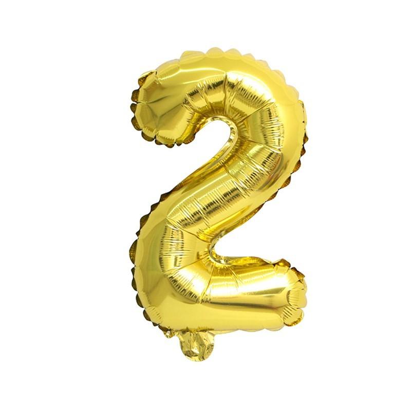 16-дюймовые фольгированные воздушные шары на день рождения, воздушный гелиевый шар с номером, воздушные шары для украшения вечеринки на день рождения