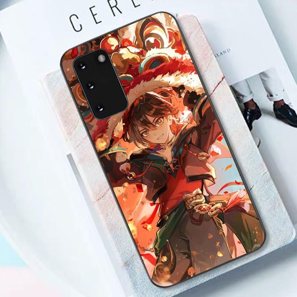 Чехол для телефона Genshin Impact Аниме Для Samsung S 9 10 20 21 22 23 30 23 24 Plus Lite Ultra FE S10lite Fundas
