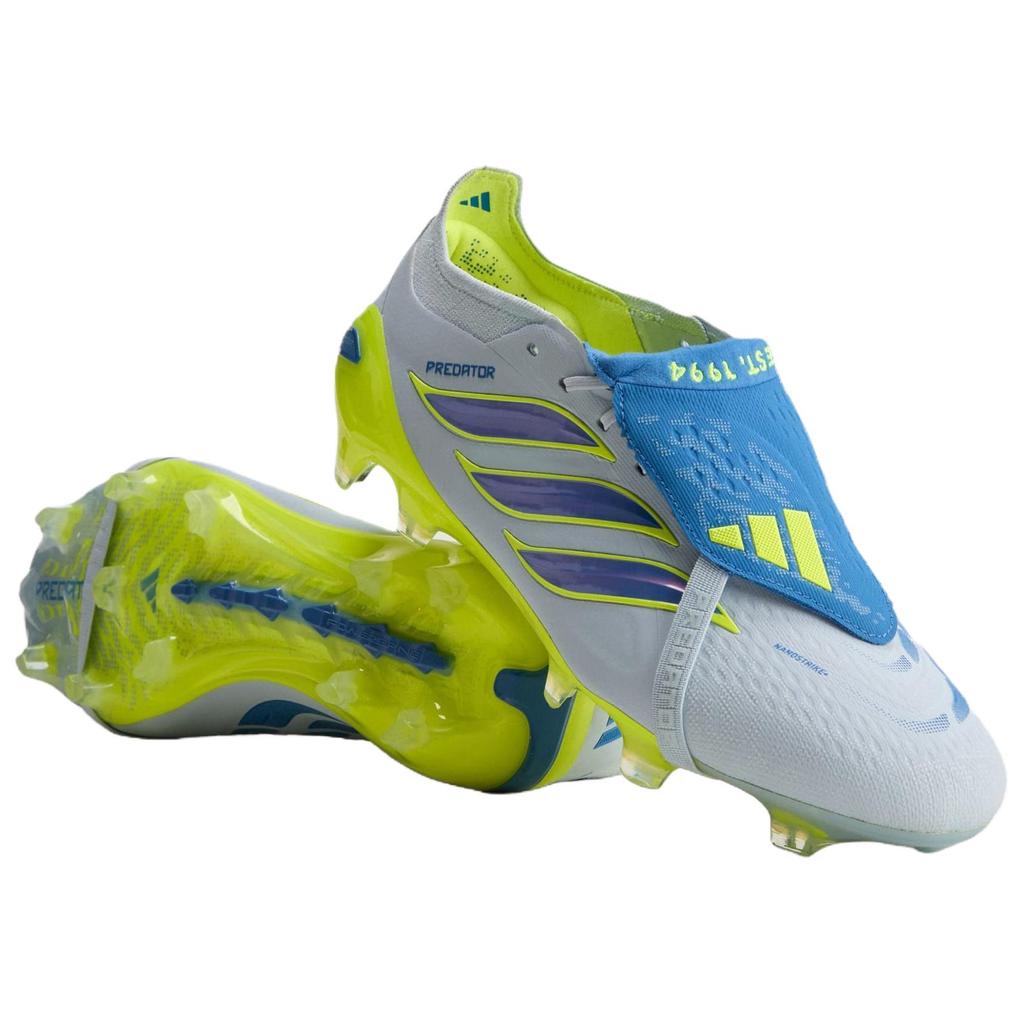 Predator Elite Adidas Складной язычок FG 'Crystal Sky Ray Blue Team Solar Yellow 2' JS0378
