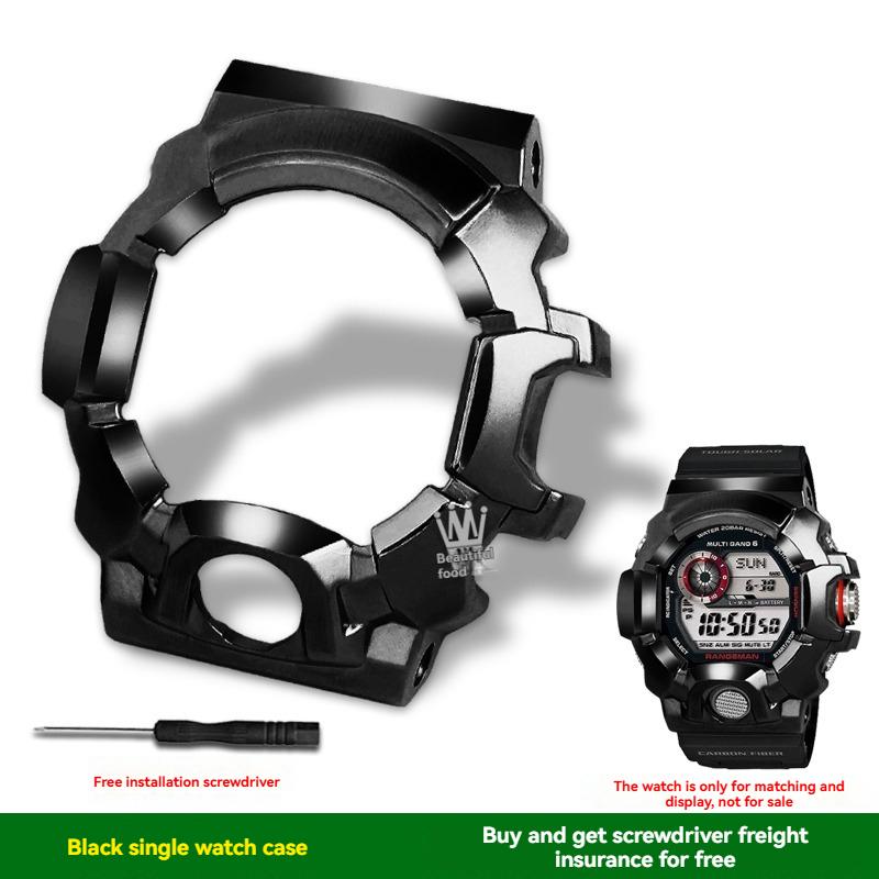 Для серии Casio G-SHOCK Cat Man 3410 GW-9400 Модифицированный металлический корпус GW-9400Y/J Корпус из нержавеющей стали Ремешок Черный корпус Аксессуары