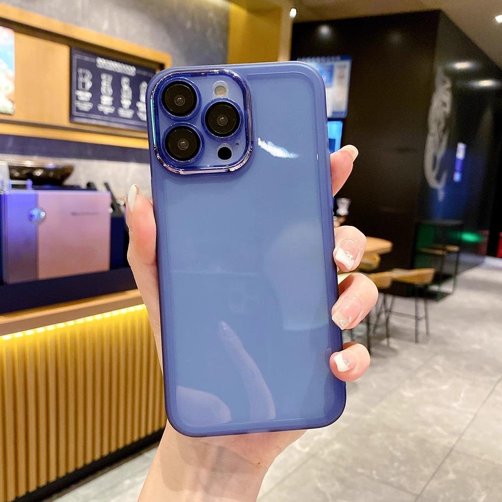 Meiyan Electroplating Подходит для чехлов для телефонов Apple 16PRO с мелкими отверстиями, Прозрачные защитные чехлы для iPhone15promax 13/14