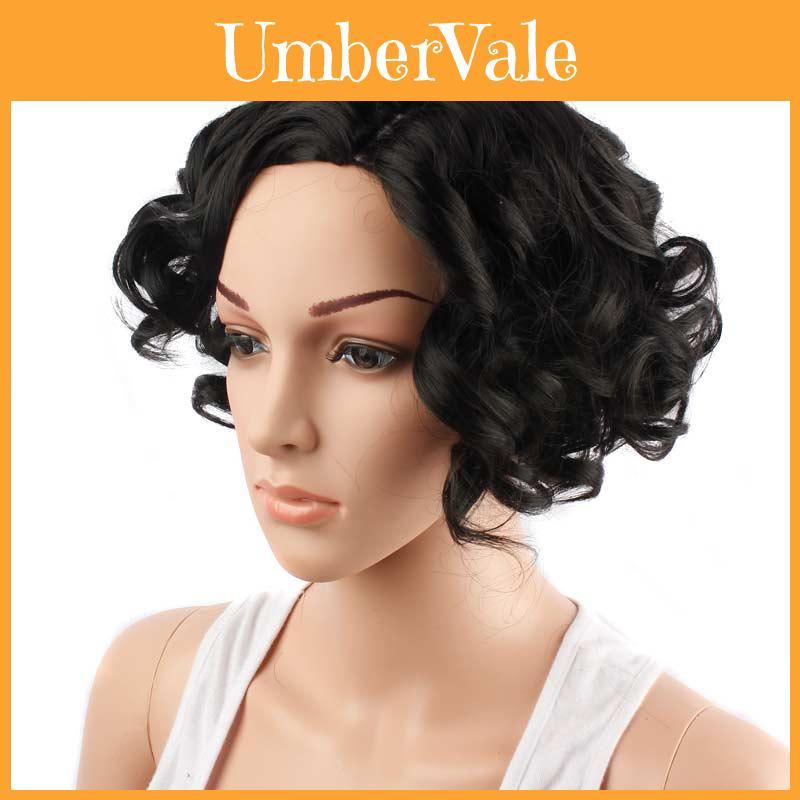Unique African Short Curly Wig For Women Made With High-temperature Fiber Soft And Stylish